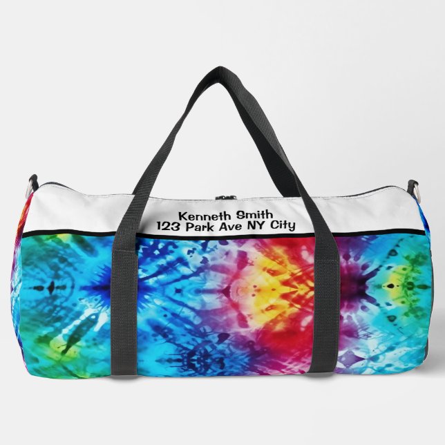 Vibrant Tie Dye Burst Stylish Gear bag (Front)