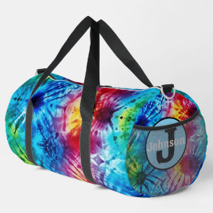 Vibrant Tie Dye Burst Weekender Bag