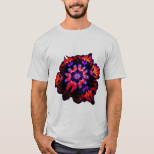 Vibrant Tie-Dye Gradient Abstract Pattern T-Shirt