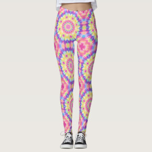 Vibrant Tie-Dye Leggings: Bold and Colorful Leggings