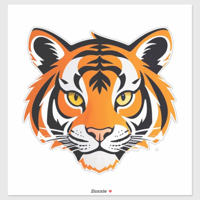 Vibrant Tiger Face (Sheet)