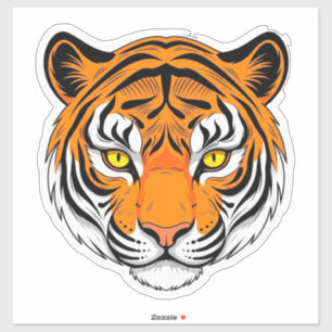 Vibrant Tiger Face