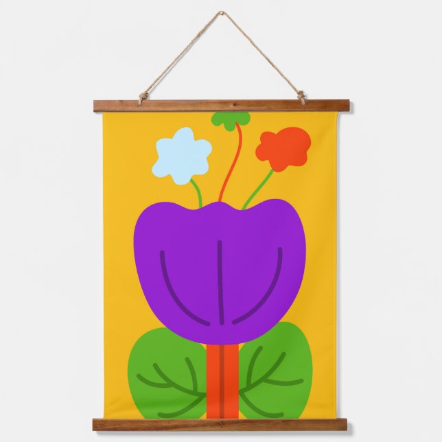 Vibrant Tones Hanging Tapestry (Front)