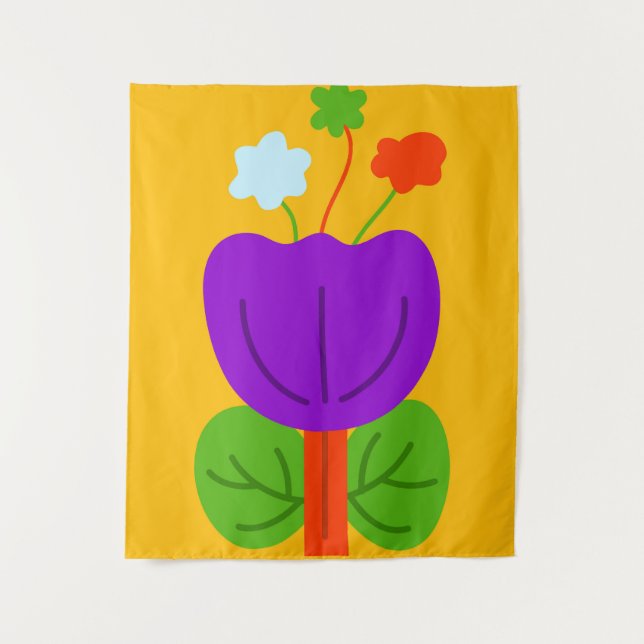 Vibrant Tones Tapestry (Front)