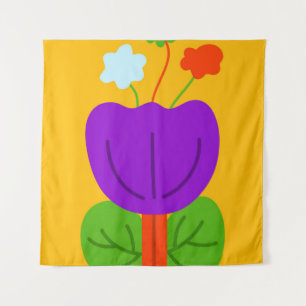Vibrant Tones Tapestry