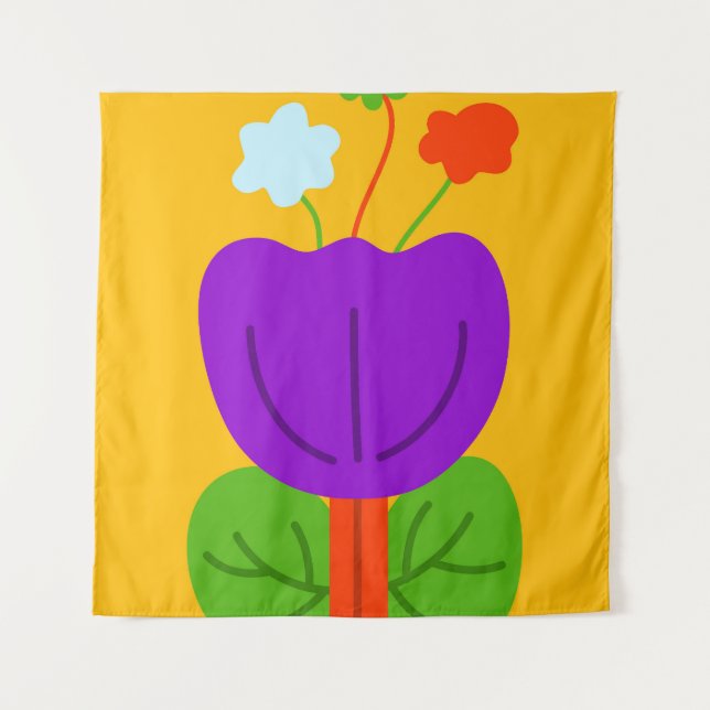 Vibrant Tones Tapestry (Front)