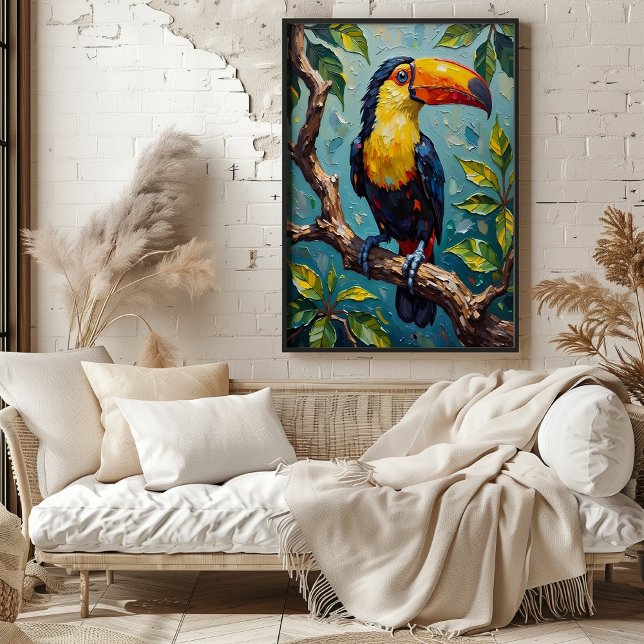 Vibrant Toucan Painting Poster (Creator Uploaded)