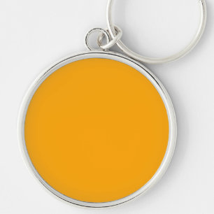 Vibrant Traffic Yellow Decor You Can Customise Key Ring