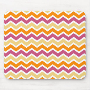 Vibrant Tribal ZigZag Mouse Pad