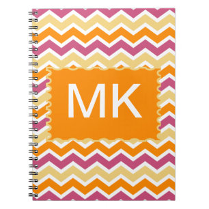 Vibrant Tribal ZigZag Notebook