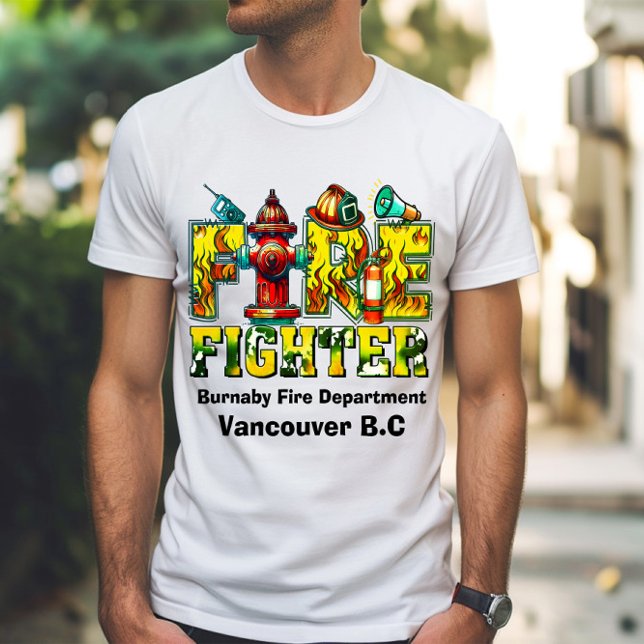 Vibrant tribute to firefighters T-Shirt (Creator Uploaded)