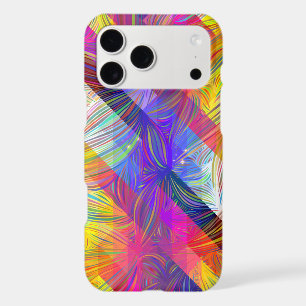 Vibrant Tropical Abstract Leaf Phone Case