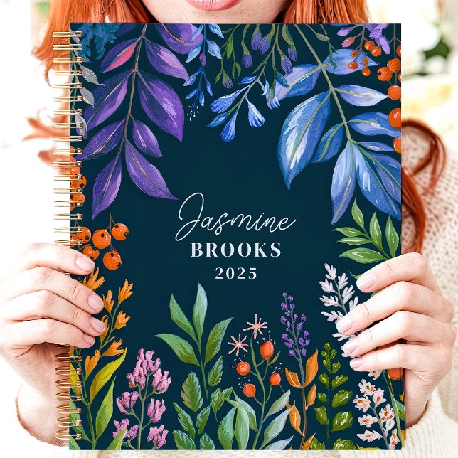 Vibrant Tropical Floral Custom Name Planner (Creator Uploaded)
