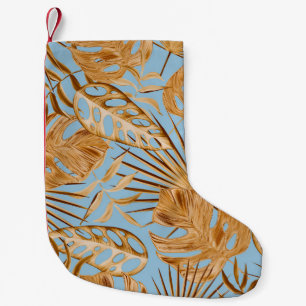 Vibrant Tropical Flowers: Colourful Seamless. Small Christmas Stocking