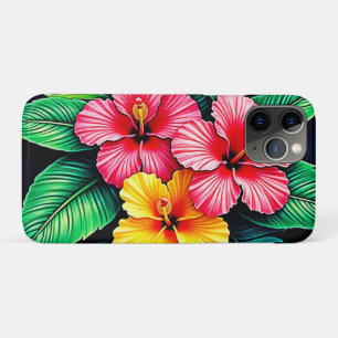 Vibrant Tropical Hibiscus Art Case-Mate iPhone Case