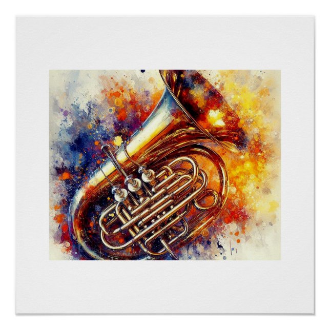 Vibrant Tuba,  Poster (Front)