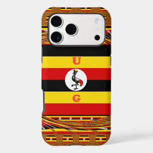 Vibrant Uganda Flag-Inspired Art