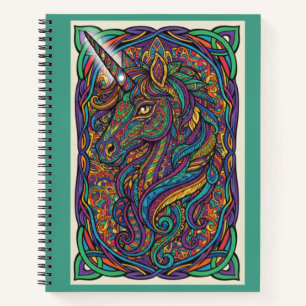 Vibrant Unicorn Magical Zentangle Nooracle Journal