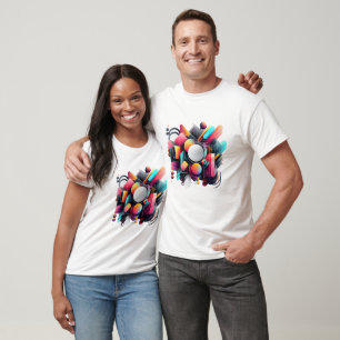 Vibrant Urban Abstract T-Shirt