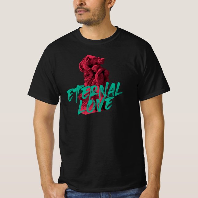 Vibrant, urban, trendy graphic design Eternal Love T-Shirt (Front)