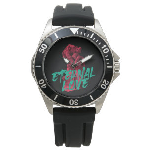 Vibrant, urban, trendy graphic design Eternal Love Watch