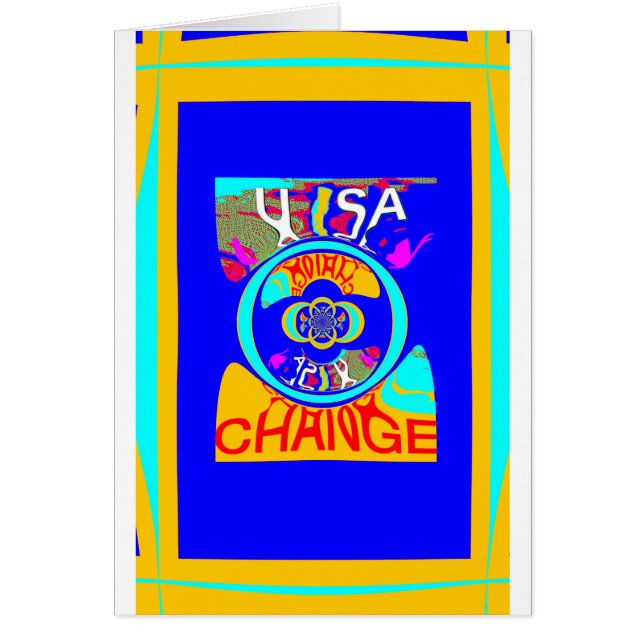 Vibrant USA Change: A Bold Statement (Front)