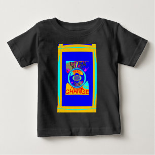 Vibrant USA Change: A Bold Statement Baby T-Shirt