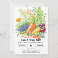 Vibrant Vegetables Garden Birthday