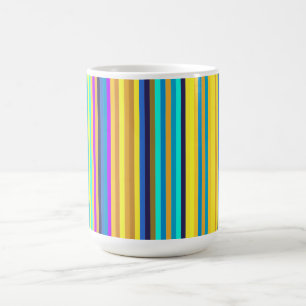 Vibrant Vertical Stripes Mug