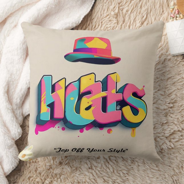 "Vibrant Vibes" Cushion (Blanket)
