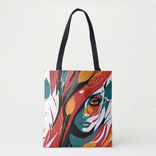 Vibrant Vibes  Tote Bag (Front)
