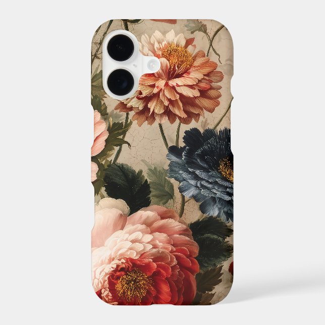 Vibrant Vintage Floral Arrangement (Back)