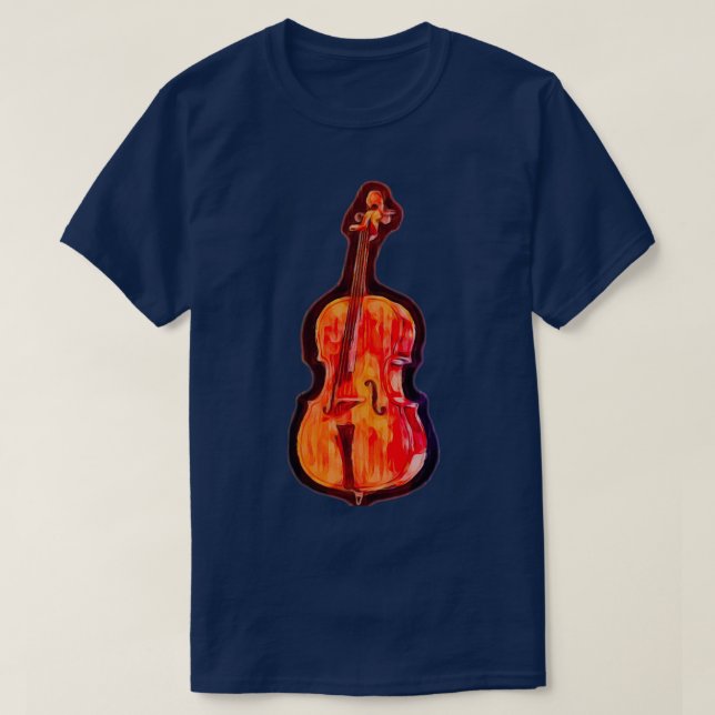 Vibrant Violin (2) T-Shirt (Design Front)