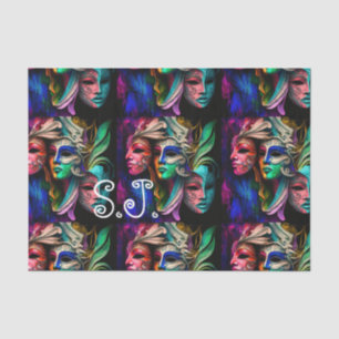 Vibrant Visions of Venetian Masks   Tissue Paper