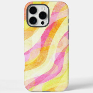 Vibrant Wavy Abstract Pattern iPhone 16 Pro Max Case