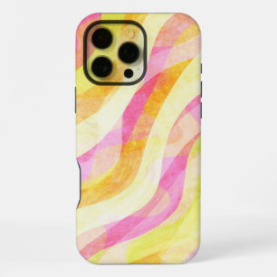Vibrant Wavy Abstract Pattern iPhone 16 Pro Max Case
