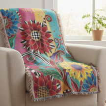 Vibrant Whimsical Sunflower Bloom