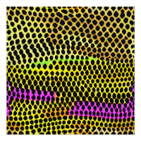 "Vibrant Wilderness" Colourful Abstract Print