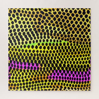 "Vibrant Wilderness" Colourful Abstract Print Jigsaw Puzzle