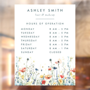 Vibrant Wildflower Business Hours