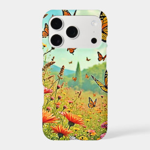 Vibrant Wildflower Butterfly Joy Design