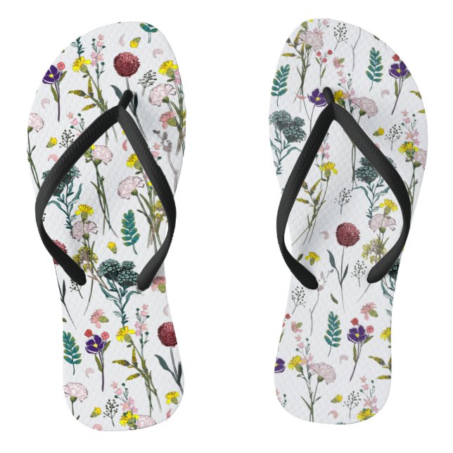 Vibrant Wildflower  Jandals (Footbed)
