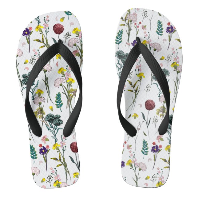 Vibrant Wildflower  Jandals (Footbed)