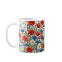 Vibrant Wildflower Meadow Mug Wrap