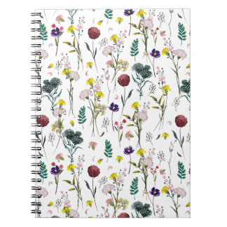 Vibrant Wildflower Notebook