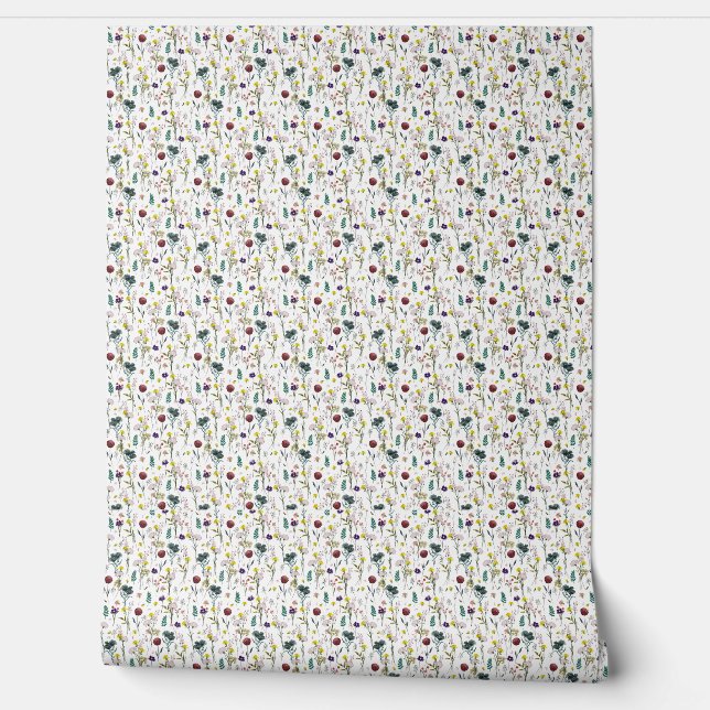 Vibrant Wildflower  Wallpaper (Unrolling)