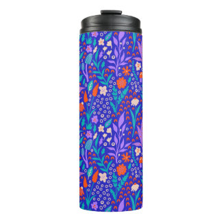 Vibrant Wildflowers Thermal Tumbler