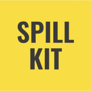 Vibrant Yellow Customisable Spill Kit Container
