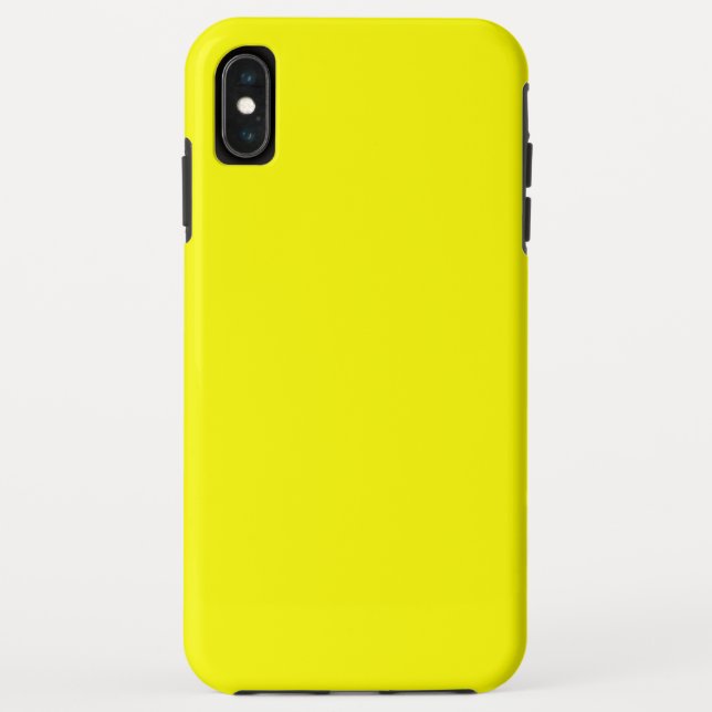 Vibrant Yellow Fluo Delight Ready to Customise Case-Mate iPhone Case (Back)