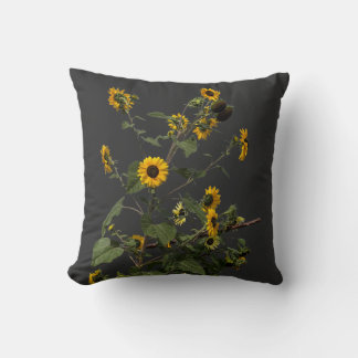 Vibrant Yellow Sunflower Cushion